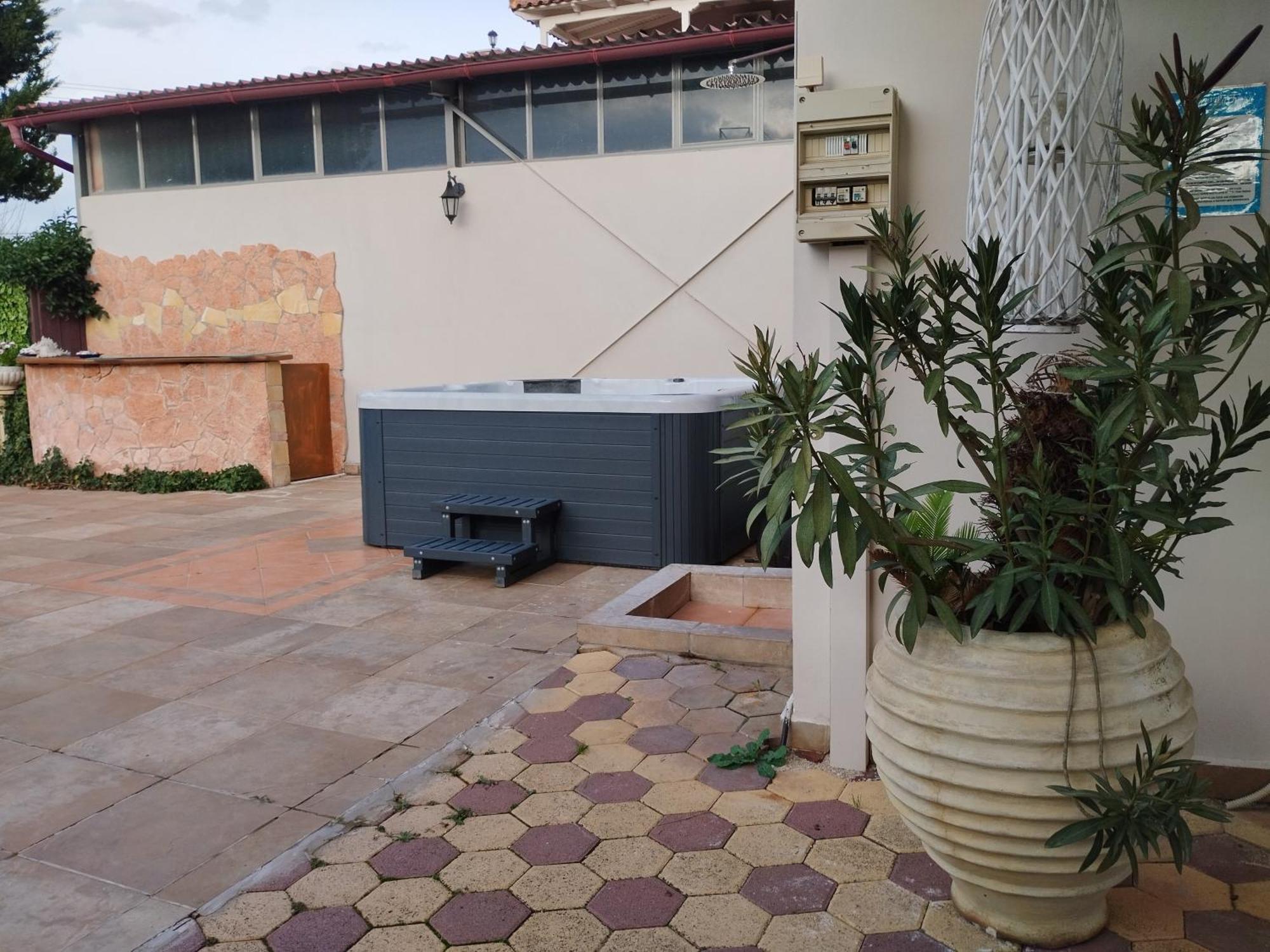 Luxury Villas Chrysa Private Pool & Spa Anabolu Oda fotoğraf