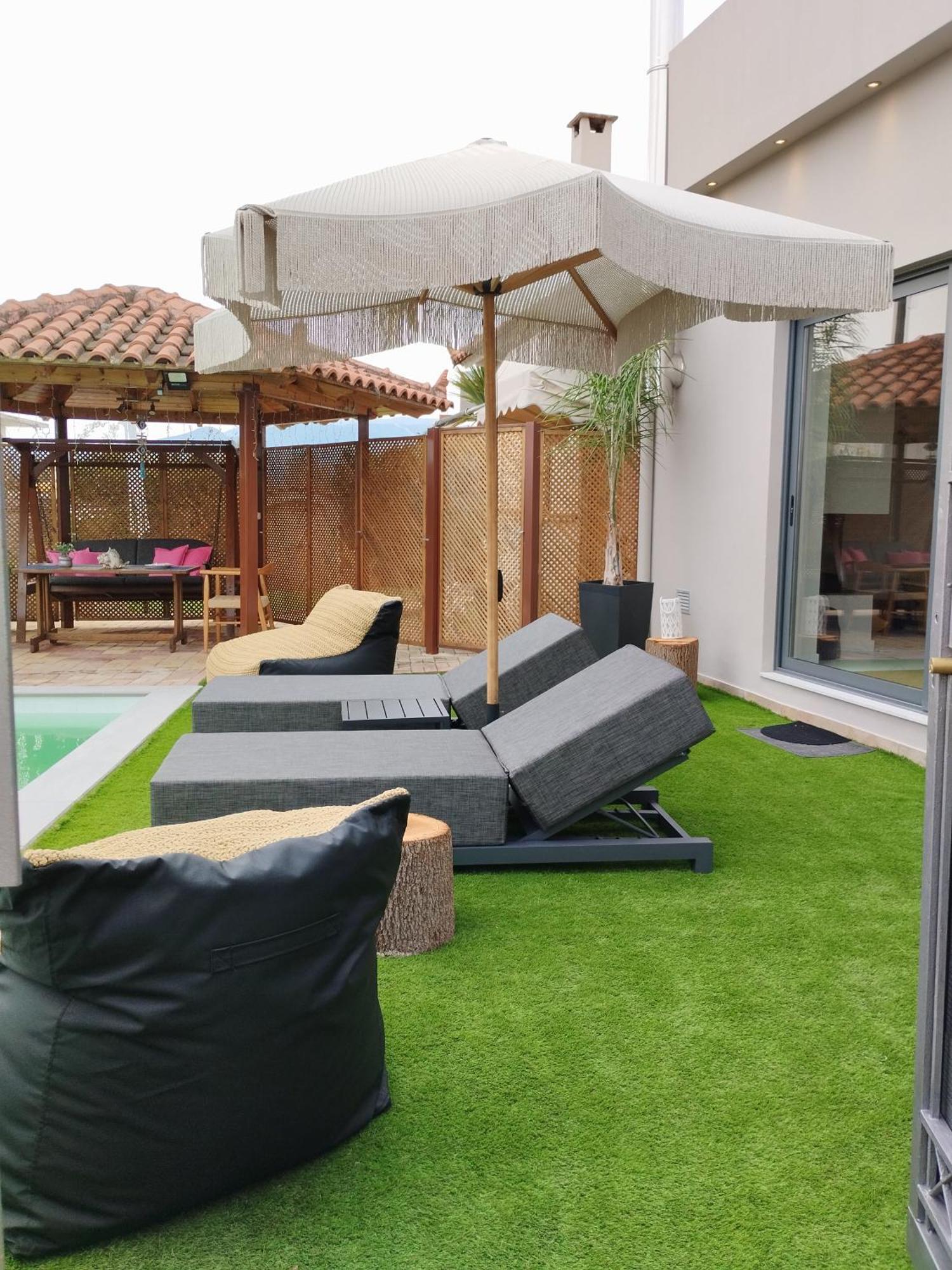 Luxury Villas Chrysa Private Pool & Spa Anabolu Dış mekan fotoğraf